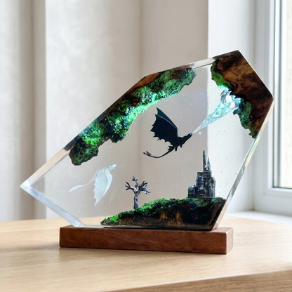 Figurine artisanale - Dragon Chateau