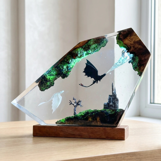 Figurine artisanale - Dragon Chateau