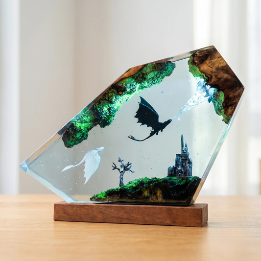 Figurine artisanale - Dragon Chateau
