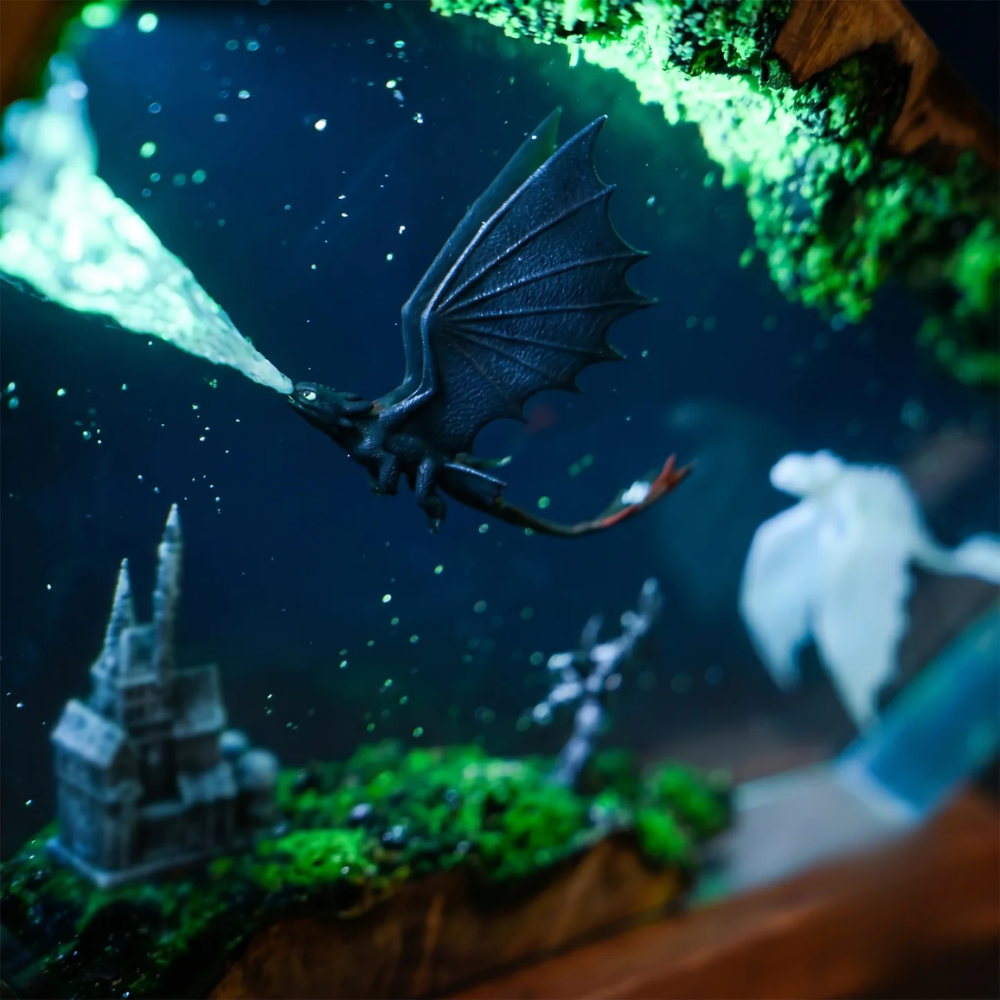 Figurine artisanale - Dragon Chateau